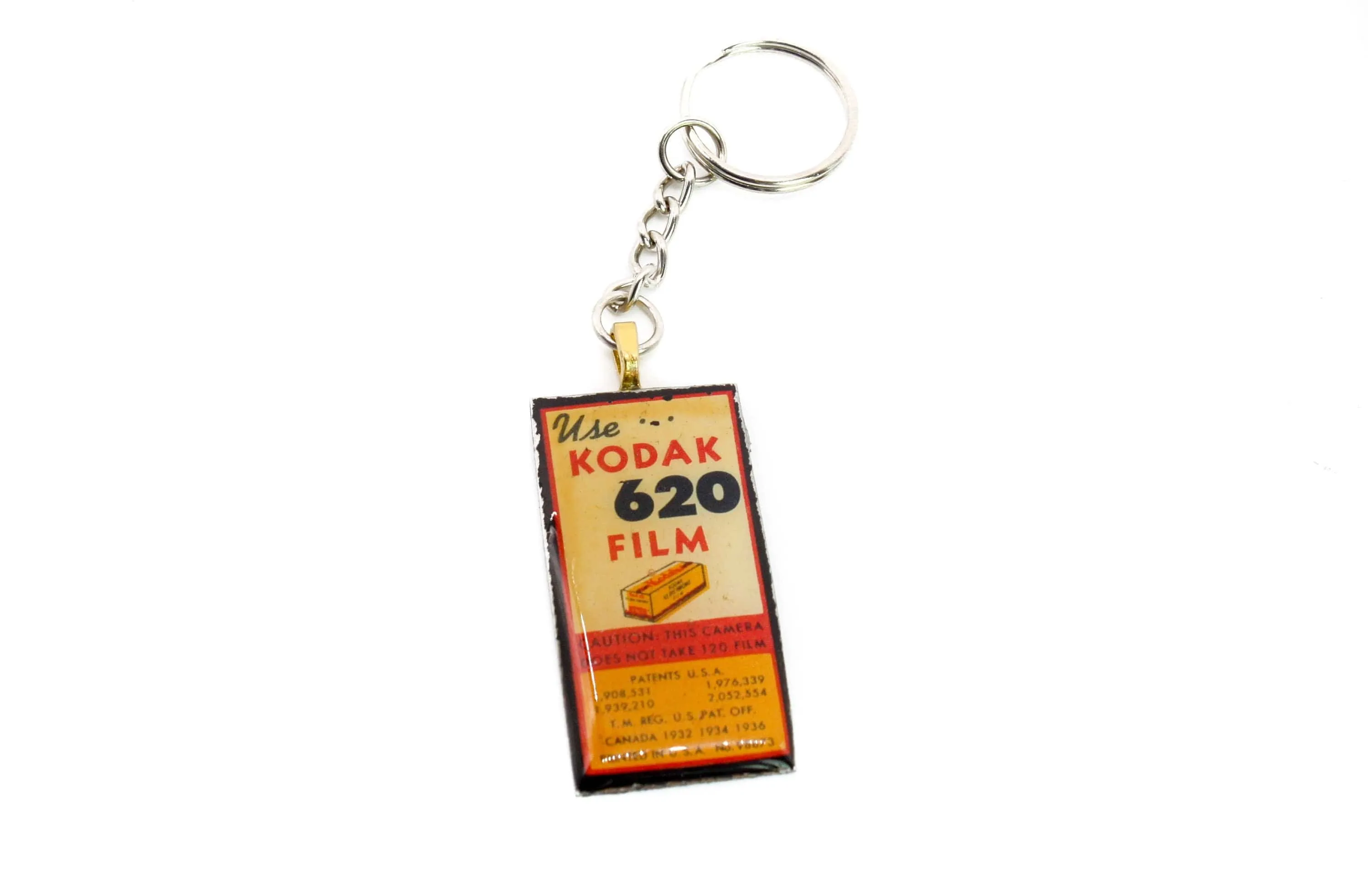 Small Vintage Kodak 620 Roll Film Keychain, unique gifts for him and her, Photographer gift
