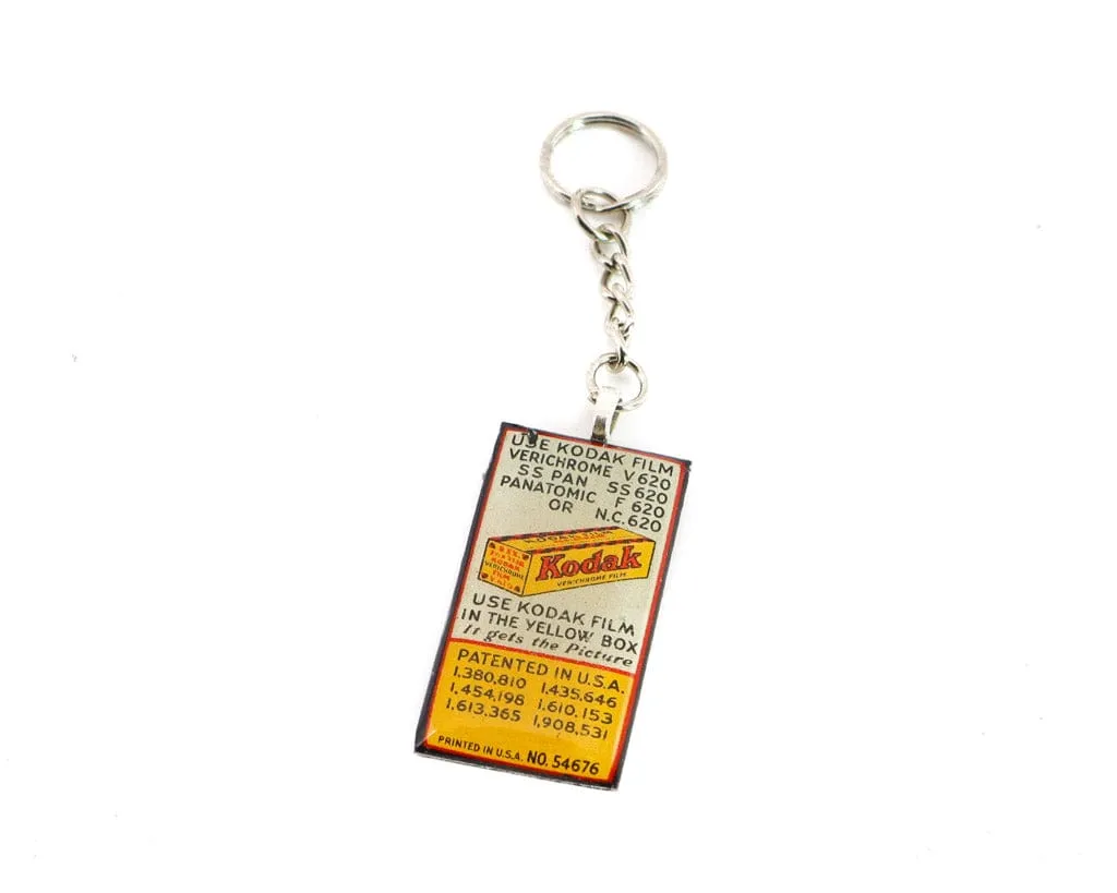 Small Vintage Kodak 620 Roll Film Keychain, unique gifts for him and her, Photographer gift