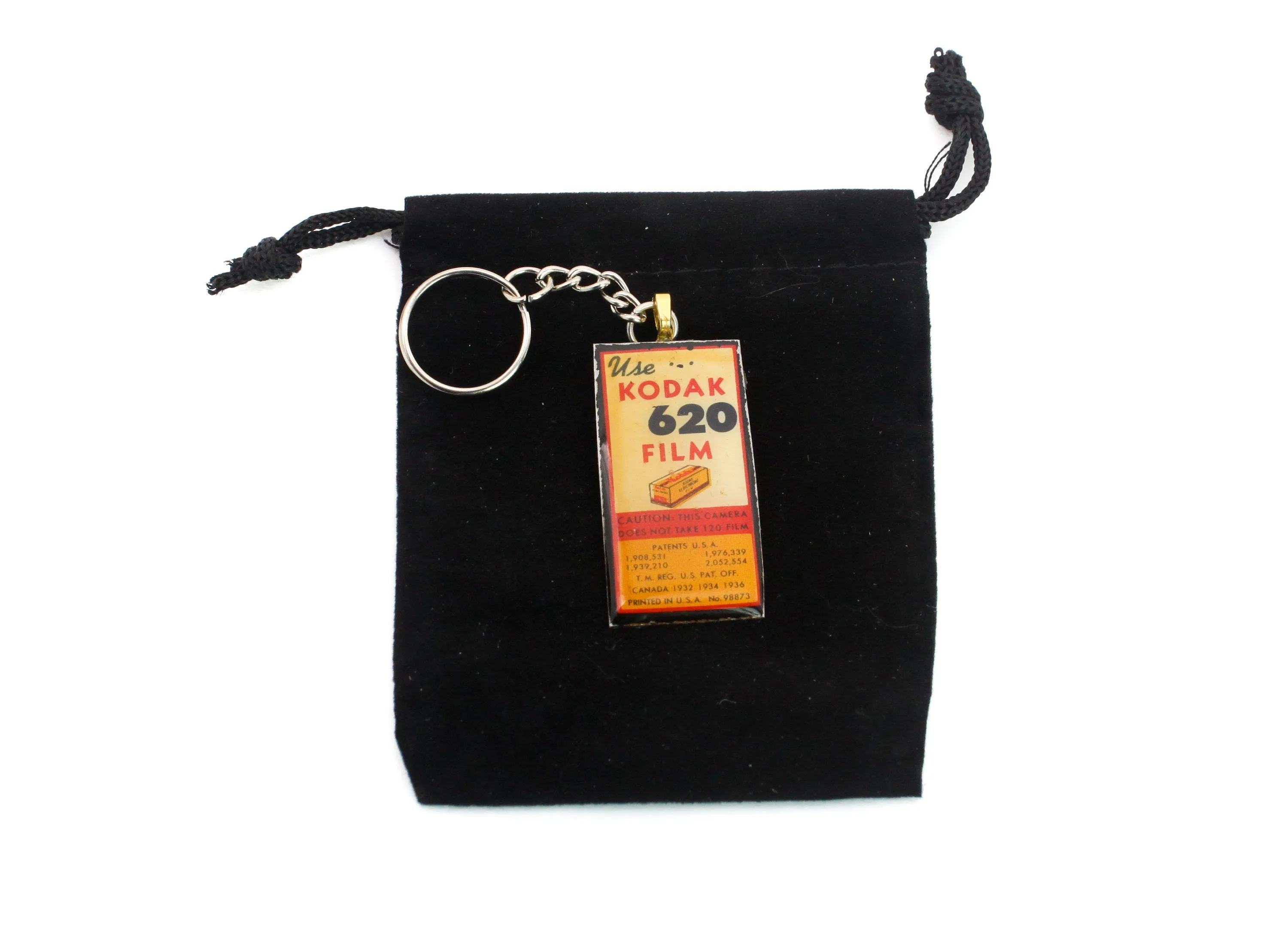 Small Vintage Kodak 620 Roll Film Keychain, unique gifts for him and her, Photographer gift