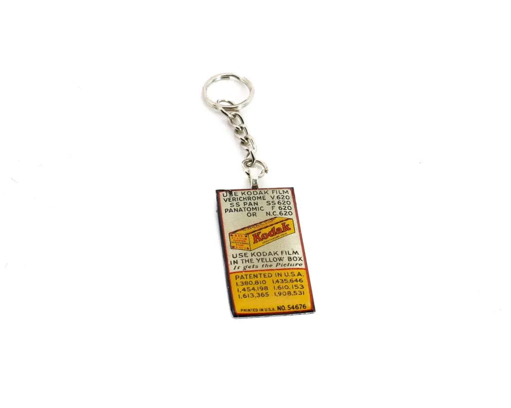 Small Vintage Kodak 620 Roll Film Keychain, unique gifts for him and her, Photographer gift