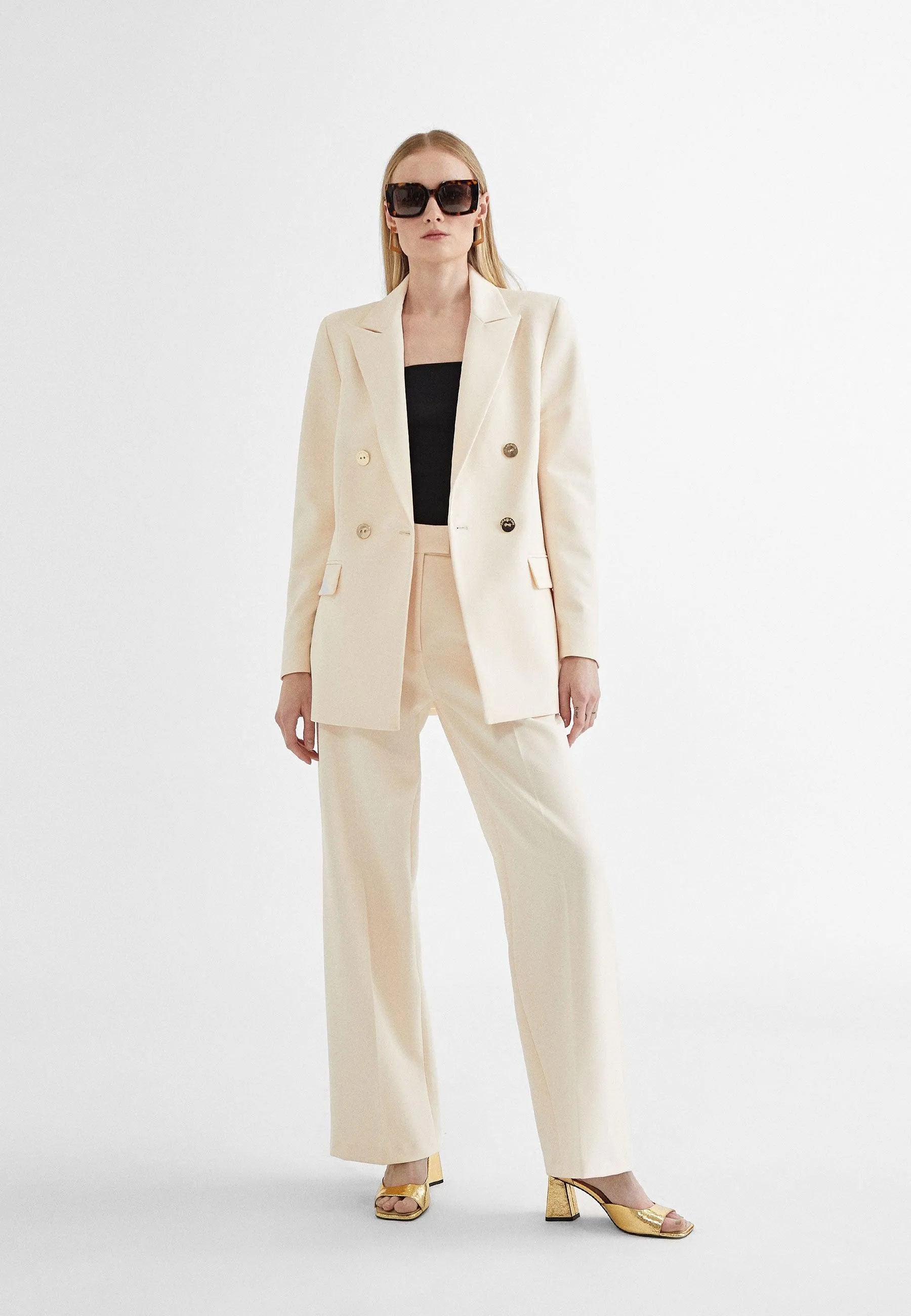 Straight trousers
