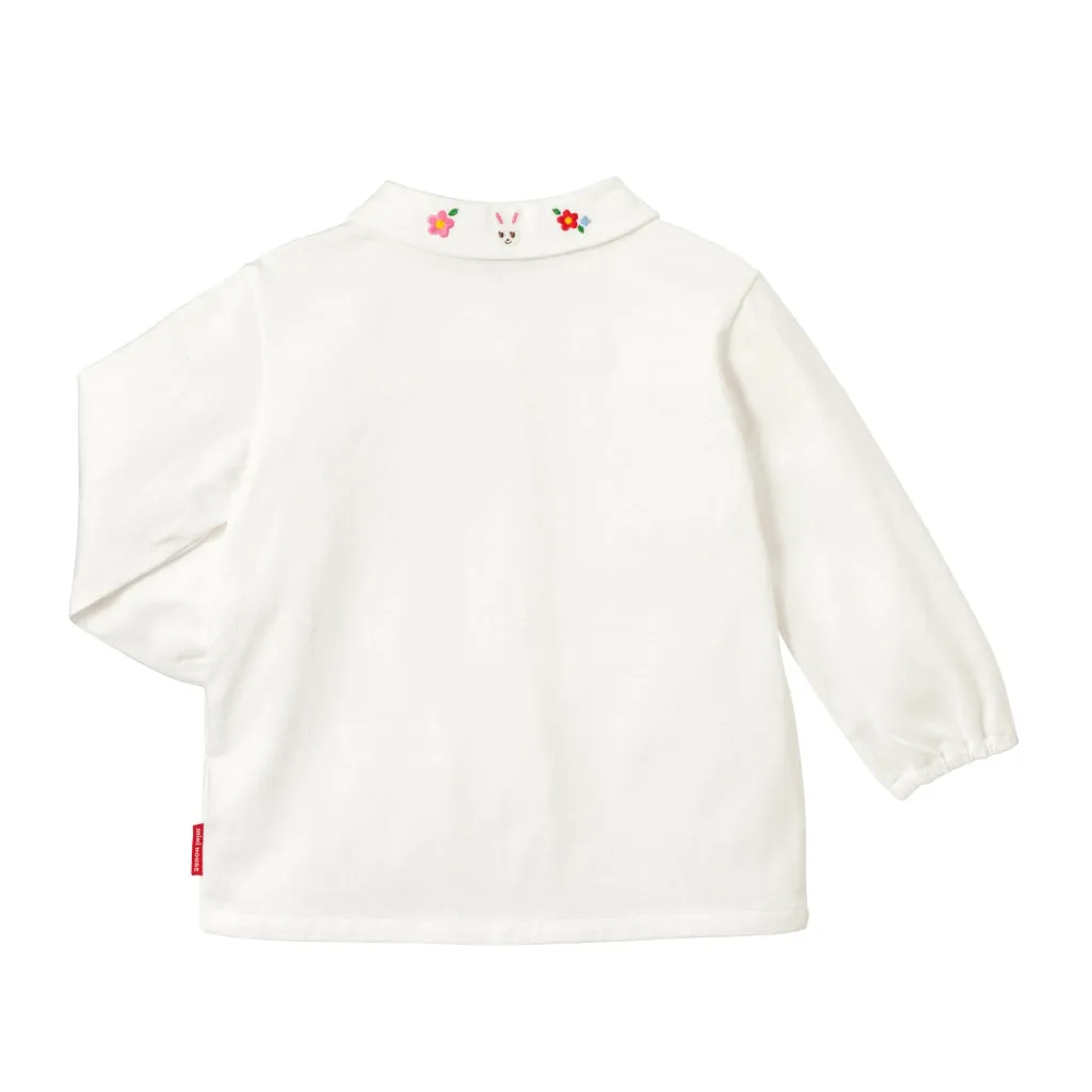 Usako Bunny Blossom Embroidered Blouse