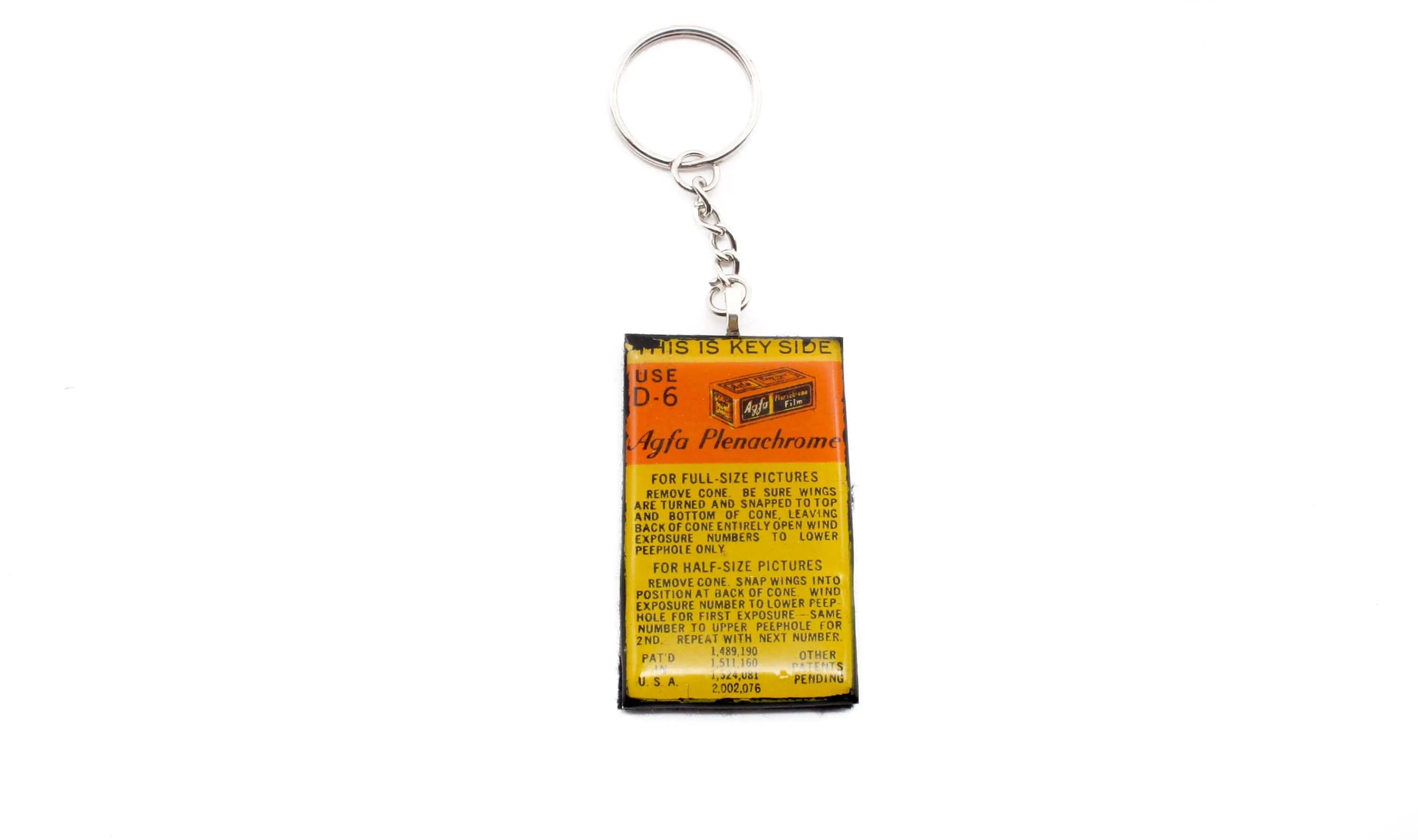 Vintage Agfa Roll Film Keychain, unique for him and her, Photographer gift, Vintage Lover Gift, eco-friendly