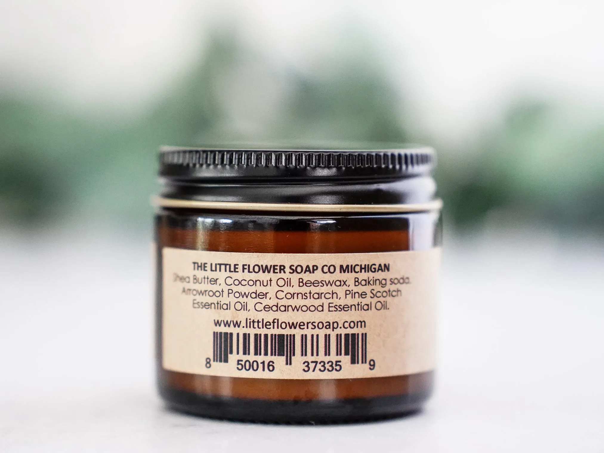 Wildwood Natural Deodorant - natural ingredients no aluminum