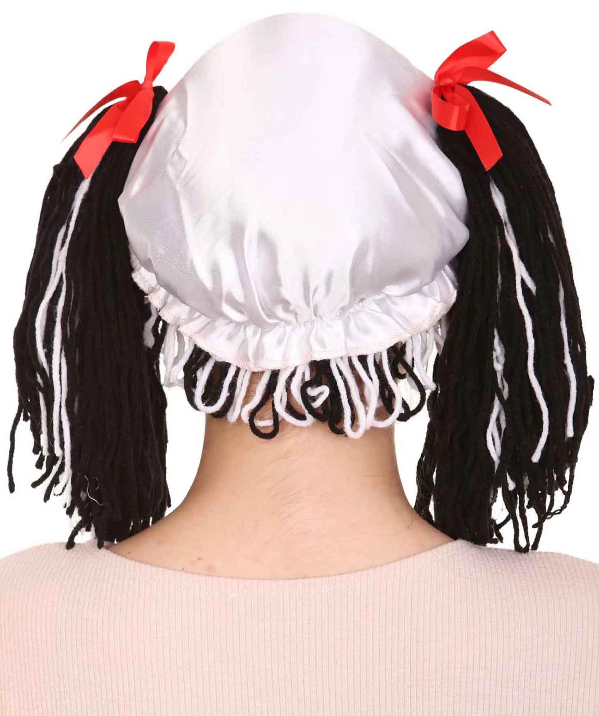 Womens Rag Doll Girl Wig | Black and White Storybook & Fairytale Wigs